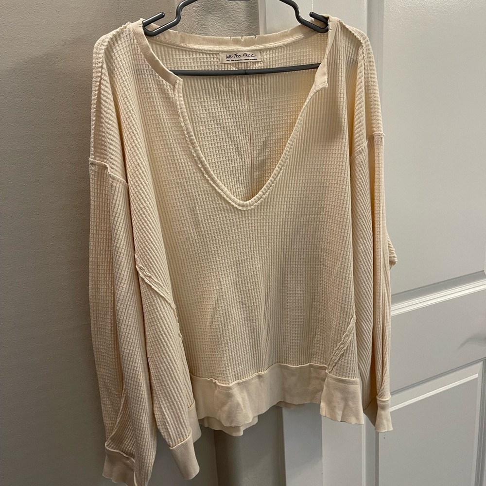 We The Free Waffle Knit Top